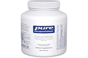 Pure Encapsulations CurcumaSorb 180's - Meriva Curcumin Phytosome - Supports Joint Health* - Gluten Free & Non-GMO - 180 Capsules