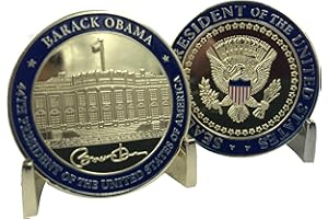 LEO CHALLENGE COINS E-022 44th President Barack Obama Challenge Coin White House POTUS