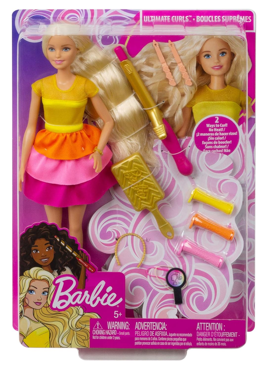 barbie rainbow sparkle hair amazon