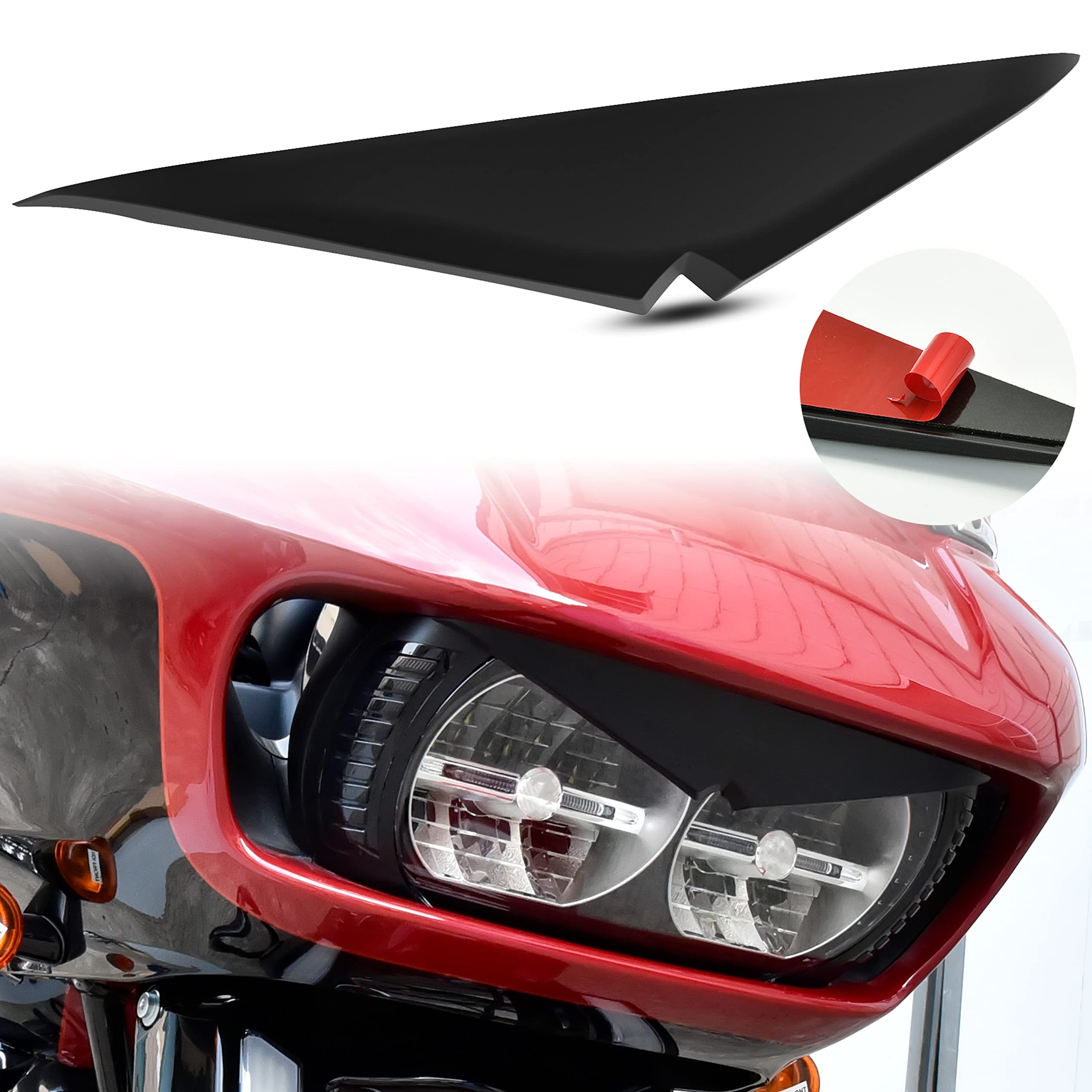 Mua Headlight Eyebrows Sticker for 20152021 Road Glide, Black Headlamp