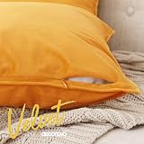 Deconovo Set of 2 Cushion Covers 50x50 Velour Soft Breathable Velvet view 4