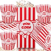 Poppy's Paper Popcorn Bags - 200 1oz Concession-Grade Bags, Popcorn Machine Accessories for Popcorn Bars, Movie Nights, Concessions