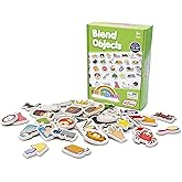 Junior Learning JL649 Blend Objects, Multi | Durable 2-in magnets for consonant blend recognition, decoding &amp; spelling. Ideal for home or school whiteboards