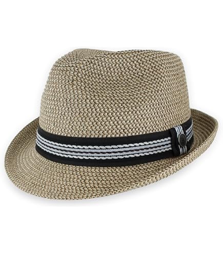 DRY77 Porkpie Pork Pie Fedora Hat Trilby Cuban Cap Paper  display picture 1