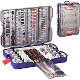 WORKPRO 698-Piece Rotary Tool Accessories Kit, Rotary Tool Bits for Easy Cutting, Grinding, Sanding, Polishing, Cleaning, Drilling, Carving and Engraving