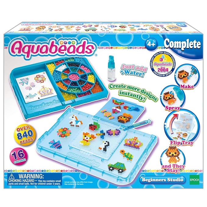 Aquabeads 32788 Anfängerstudio mit Flip-Tablett div.