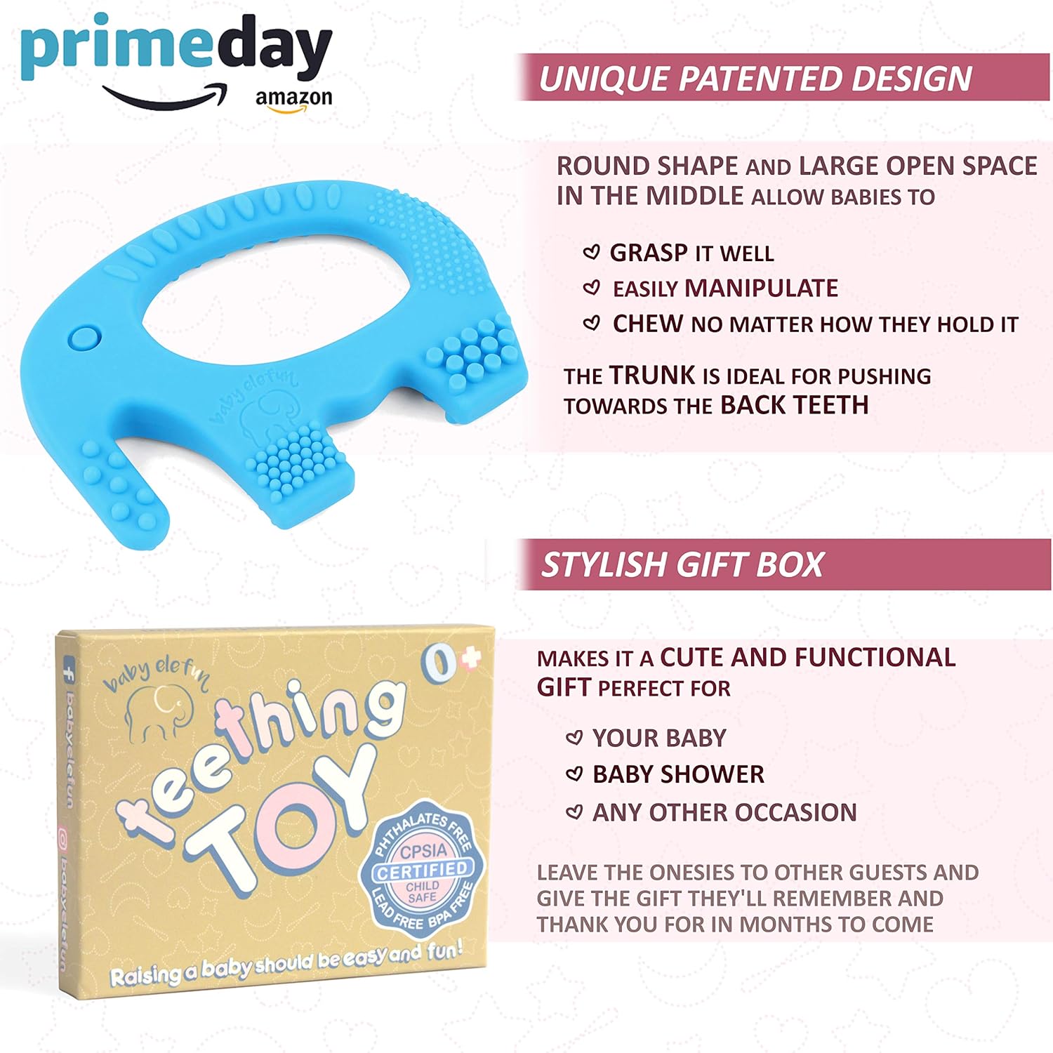 baby elefun teether