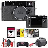 Leica M11 Rangefinder Camera (Glossy Black) (20230) + 64GB Memory Card + Corel Photo Software + Card Reader + Case + Flex Tripod + Cleaning Kit + Memory Wallet