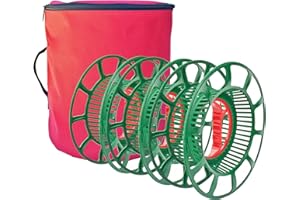 SIMPLE LIVING SOLUTIONS Simple Living Solution's Christmas Light Storage Reel Value Pack (3ct), Great for Storing Christmas Lights, Cable Cords, Extension Cords, Beads and More. Keeps Items Organized and Untangled