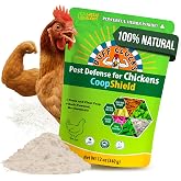 Buff Clucks Dust Bath for Chicken Nesting Herbs Blend Coop Floor, 12 oz | Natural Chicken Dust Bath Keep Feathers Clean &amp; Healthy, No Artificial Additives &amp; Fillers, Nesting Box Herbs for Bedding