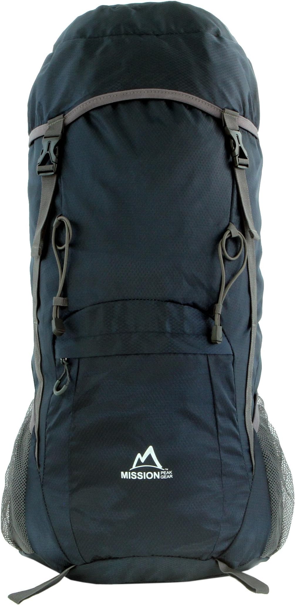 Mission Peak Gear Pace 2400 40L Foldable Packable Backpack Daypack, Ultra Lightweight, Extra Durable, Camping, Outdoor, Traveling, Hiking, Biking, School, Carry On Backpack