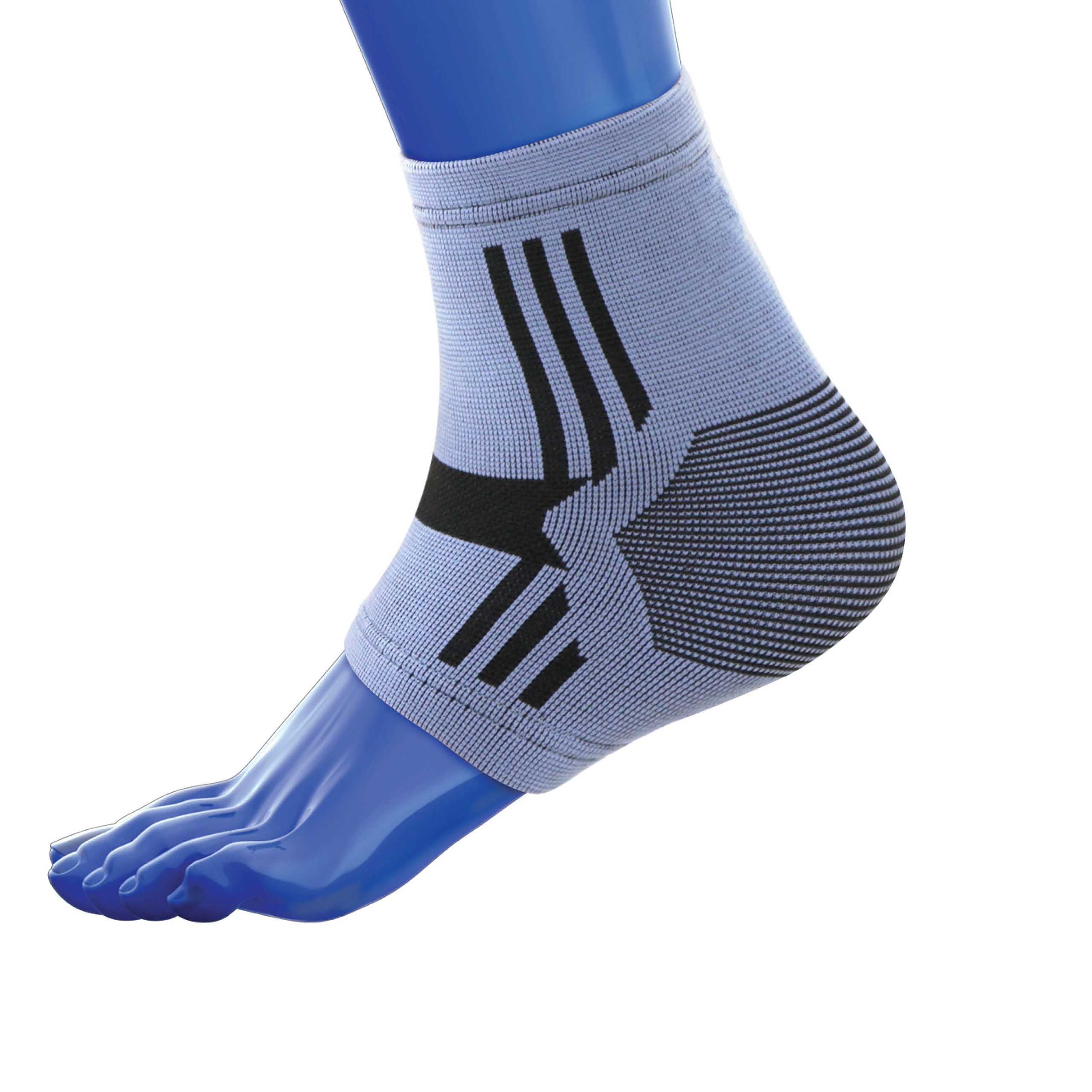 KEDLEY Ankle Support Sleeve | Premium Elasticated Compression Foot Sock | Aiding Rehabilitation, Joint Pain, Sprains, Strains and Arthritis | Protects Against Twisting and Rolling the Ankle (Medium)