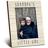 Foyoulame Grandpa Gifts Picture Frame 4x6, Grandpa Wooden Picture Frame, Christmas Fathers Day Birthday Gifts for Grandpas from Granddaughter, Grandpa's Girl Decorative Photo Frames for Desk Decor