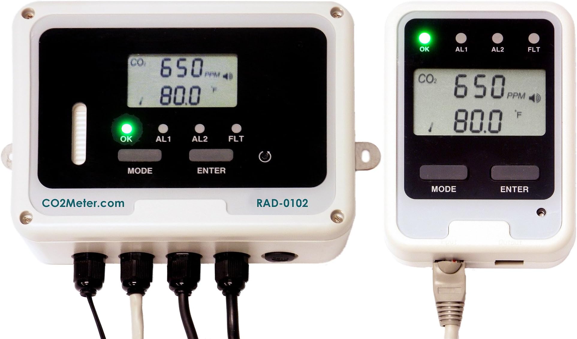 Dual Relay CO2 Storage Safety Alarm