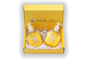 Bella B Bundle: Squeaky Bee Baby Wash & Shampoo 8 oz and Bubble Bath 8 oz