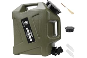 Zormy 3.2 Gallon Portable Water Storage Container with Spigot, BPA Free Large Emergency Water Storage for Vehicle, Car, Outdoor Hiking, Picnic