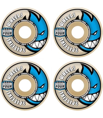 Amazon.com : Spitfire | 58mm/97a F4 Radial Full Wheels : Sports