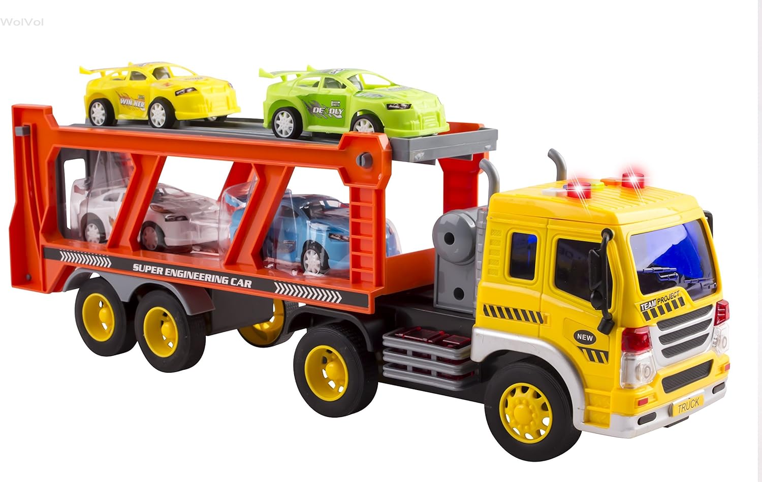wolvol transport car carrier truck toy