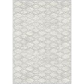 GelPro NeverMove Machine-Washable Antiqued Lattice Kitchen Rug 24" x 34" Grey