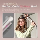 TYMO CurlPro Plus Automatic Curling Wand 25 mm Long Barrel UK Plug Gold view 5