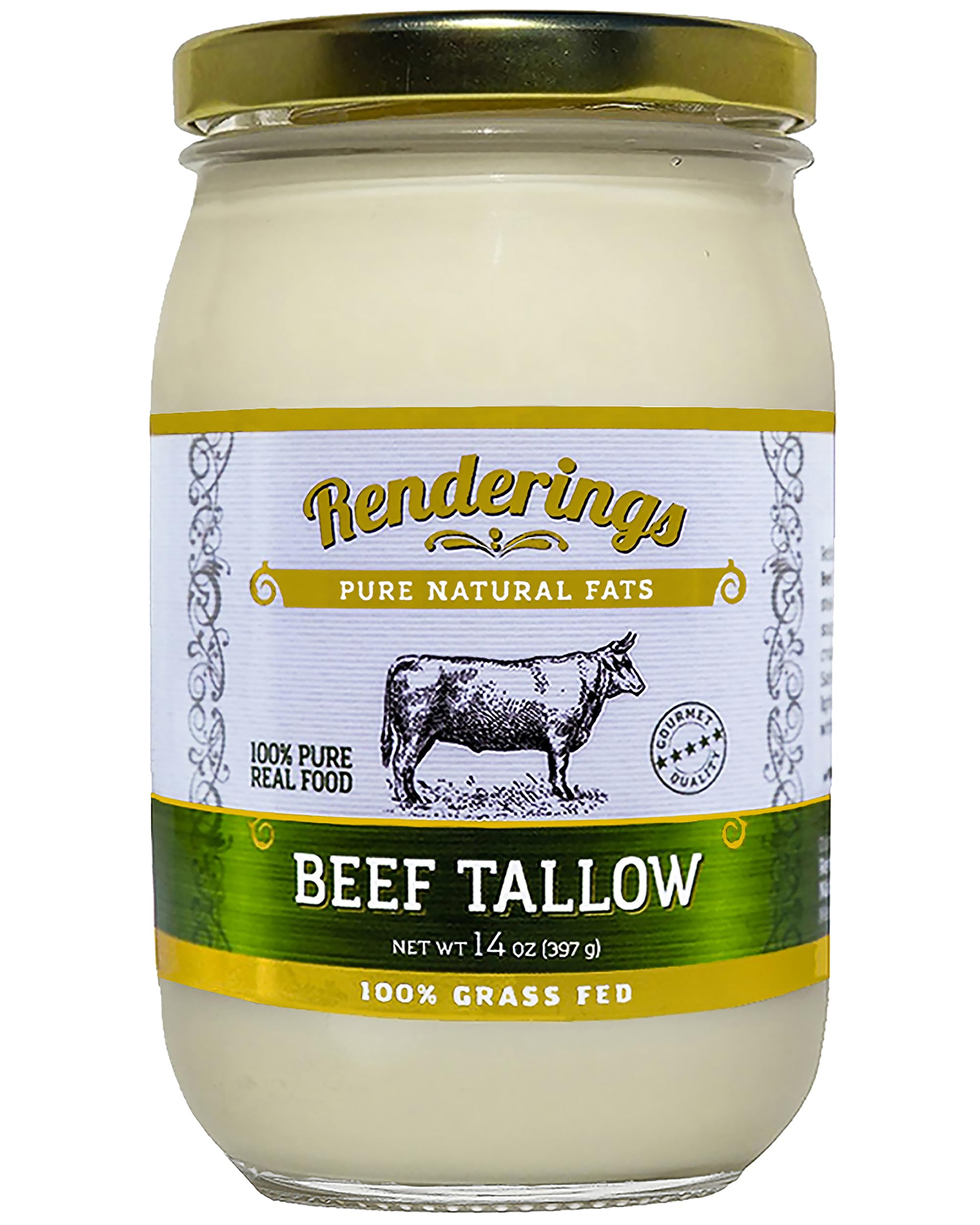 Renderings 100% Grass-Fed Beef Tallow – Gourmet