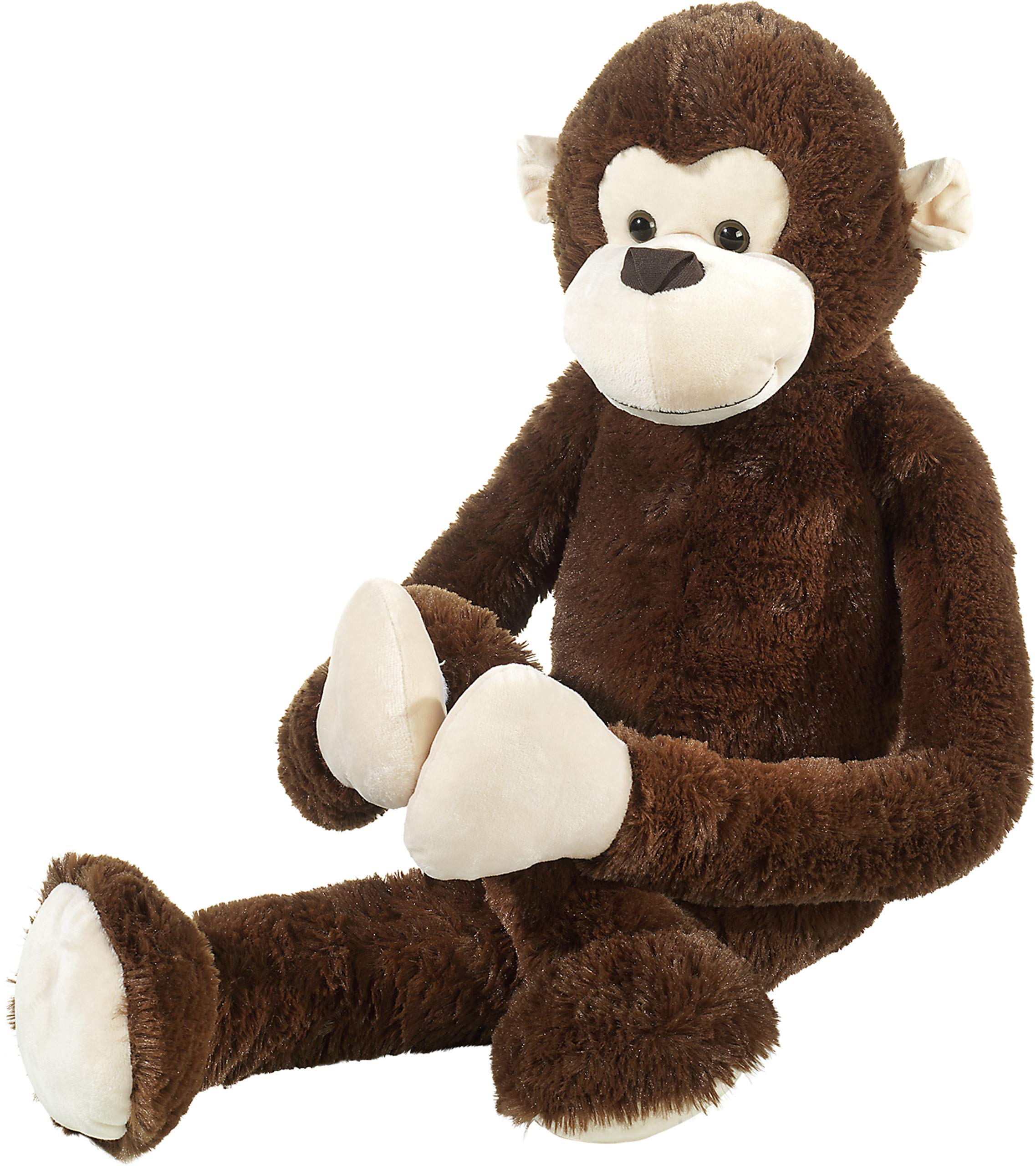 Heunec 331471 Misanimo Monkey Floppy 100 cm Brown