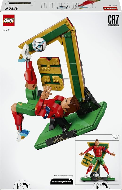 Editions Cristiano Ronaldo – Leggenda del Calcio Giocattolo - Kit Modellismo Action Figure 3D da Esposizione - Decorazione Cameretta -Regalo per Bambini e Bambine da 12 Anni e Fan Adulti - 43016 — foto 8 di 8