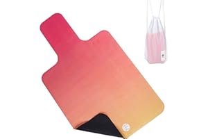 Echome Pilates Reformer Mat, Pilates Mat for Reformer, Non Slip Reformer Mat Towel, Portable Mat with a Mesh Bag
