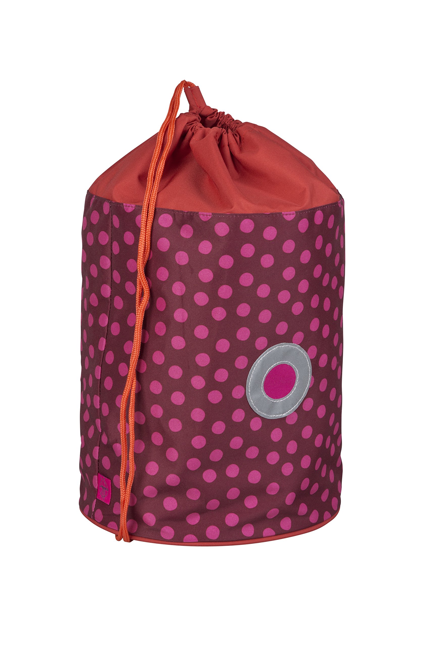 LÄSSIG Kids sports bag duffel bag, 42 cm, 7 L, Dottie red