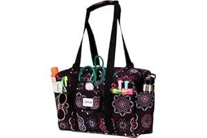 SHYLERO Nurse Bag Has 21 Pockets. Medical Bag is Big and Waterproof. Used as Utility Tote, Diaper Bag, Daily Work Bag