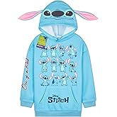 Disney Stitch Girls Teens Hoodie Jumper Pullover Sweatshirt Teen Girl Clothes Tie Dye 3D Ears Kangaroo Pocket Gifts for Girls