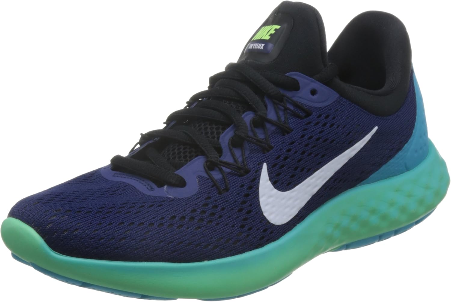 Nike Men Lunar Skyelux Running Shoe, Blue