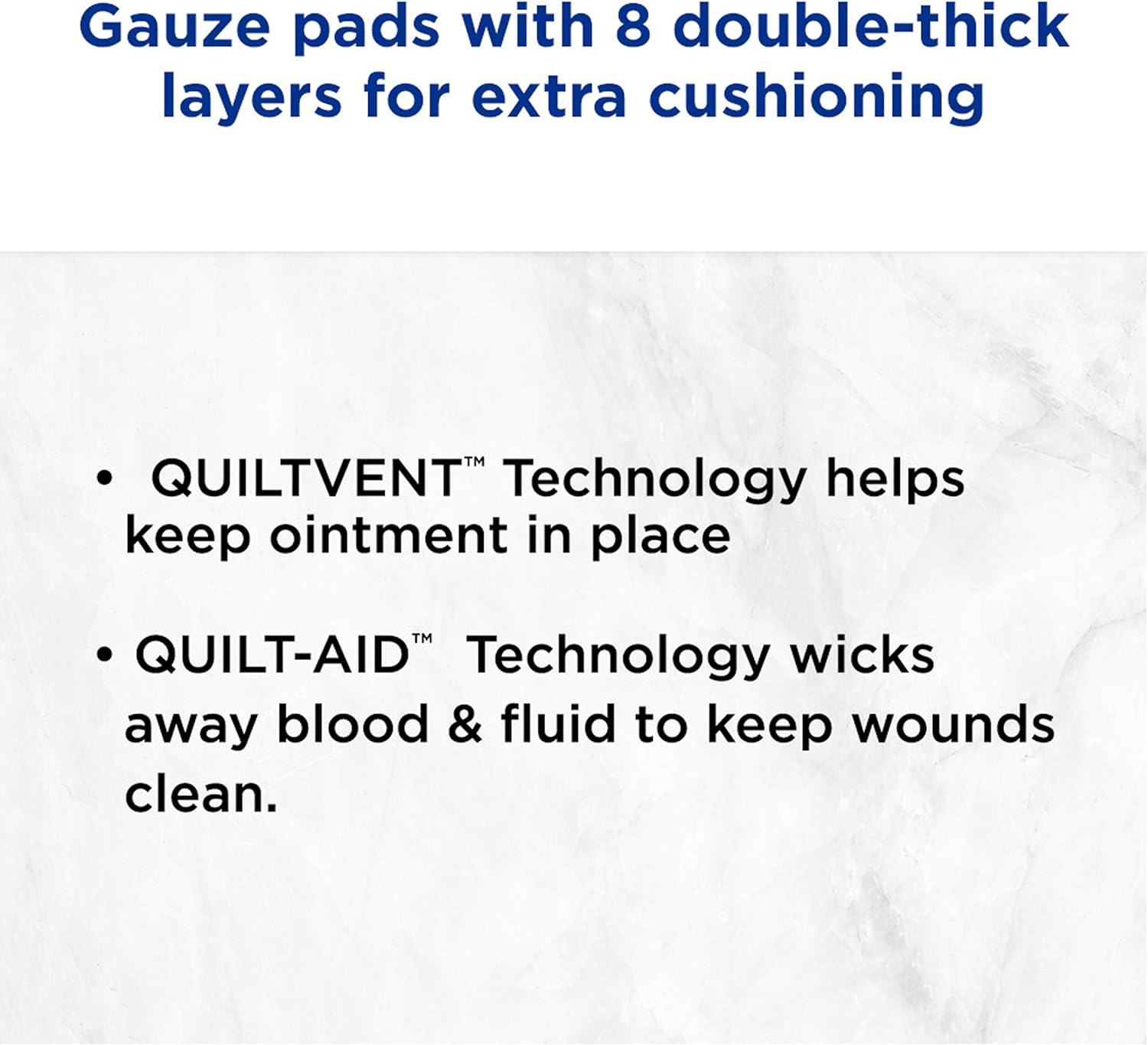Band-Aid Brand Cushion Care Non-Stick Gauze Pads, Individually-Wrapped, Small, 2 in x 2 in, 25 ct Pack of 3: Health & Personal Care