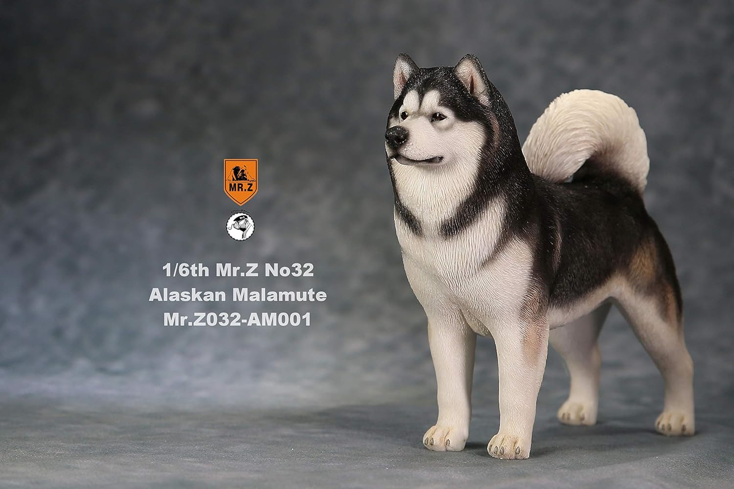 Amazon Mr Z アラスカン マラミュート 001 ブラック ホワイト フィギュア ドール 通販