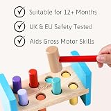 Jaques of London Wooden Hammer Toy Bench for Toddlers 1 2 3 Years view 4