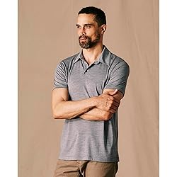 Huckberry Proof 72-Hour Merino Polo Shirt, Heather