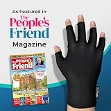 iMedic Arthritis Gloves for Men Women Large Fingerless Compression Gloves view 7