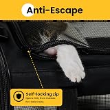 Conlun Cat Carrier Bag Soft-Sided 4-Sided Mesh Airline Approved up to 6kg view 5