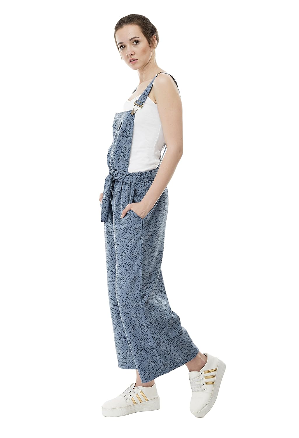 sequend premium cotton blue star printed dungaree (34)