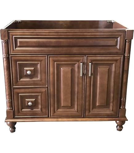 CSS Maple Shaker 36-Inch Single-Sink Bathroom Vanity Base Cabinet – 36x21x34.5