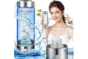 FLYXIREGG Hydrogen Water Bottle, Hydrogen Water Bottle Generator 3Min Improve Water, 420ML Hydrogen Water Machine with SPE PEM Water Ionizer, Hydrogen Water Generator for Home/Office/Travel/Sports