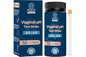 Vaginal pH Test Strips, 50 Feminine pH Test Kit for Women Yeast Infection, Home BV Test Kit