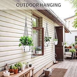 IDEEEPAN 3 Pack Macrame Plant Hanger