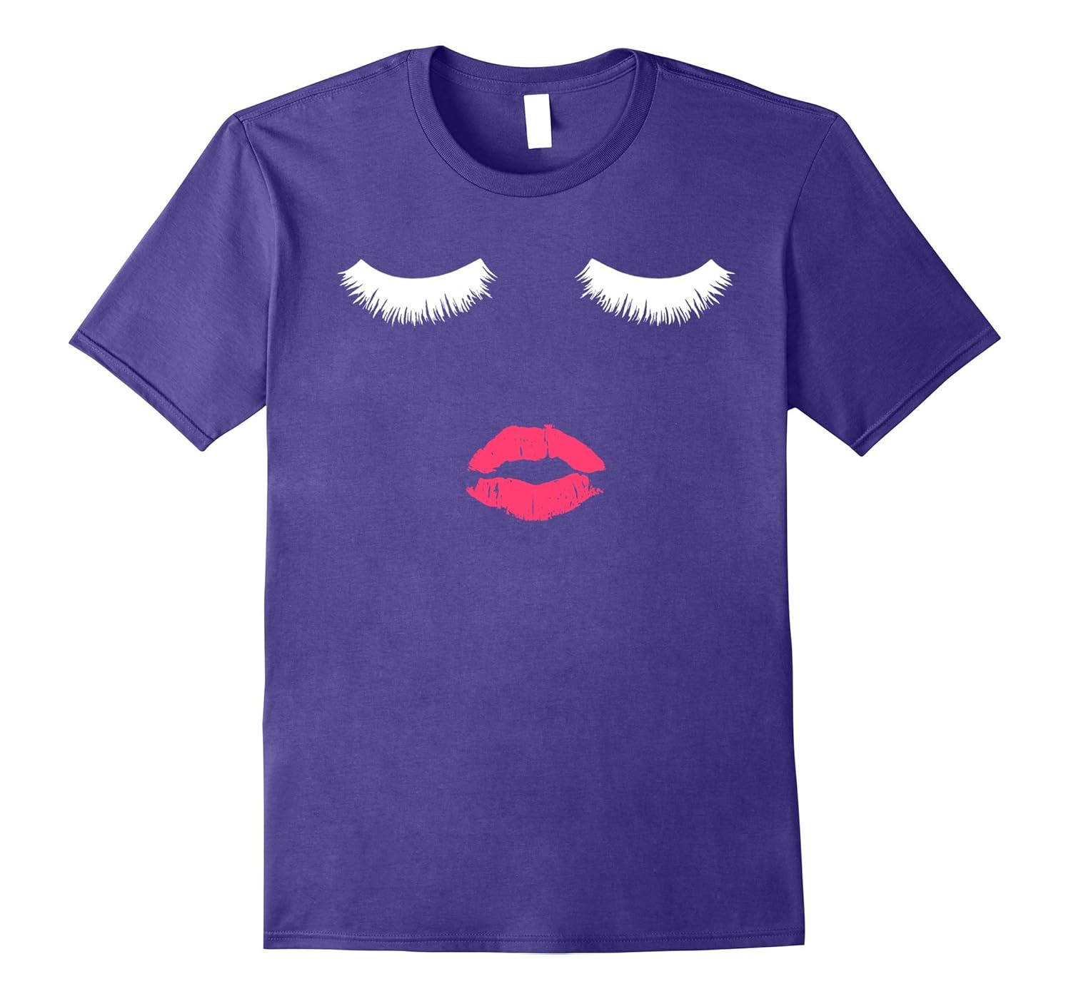 Eyelashes & Lipstick T-Shirt-ANZ