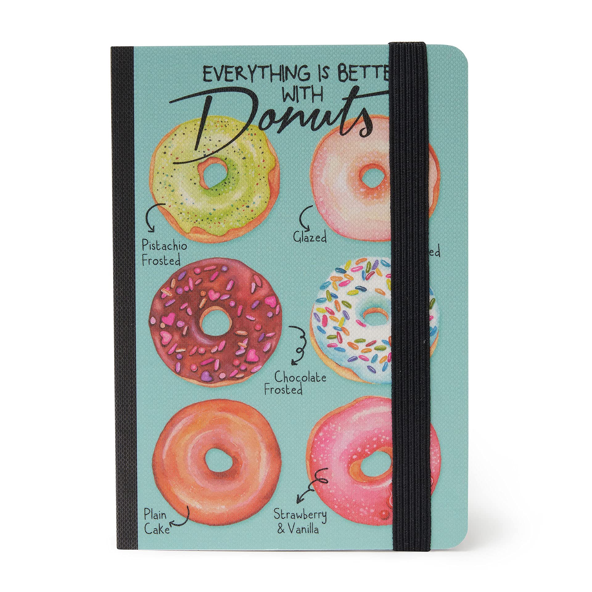 Links notp00 Notebook, 9.5 x 13.5 cm Six Donuts 9.5 x 13.5 cm