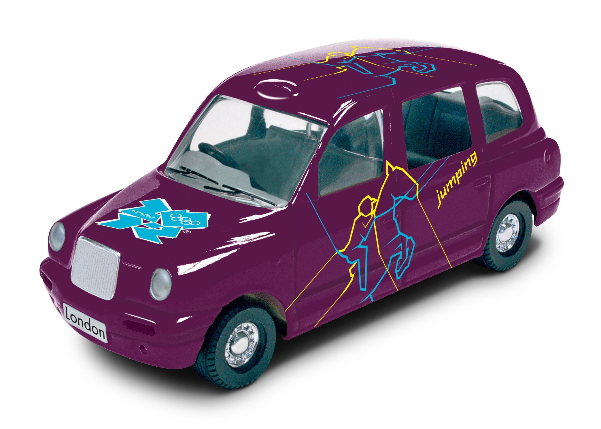 Corgi TY66139 London 2012 Destination London 2012 Taxi #37 Equestrian Jumping 2012 Collectable Series Die Cast Vehicle