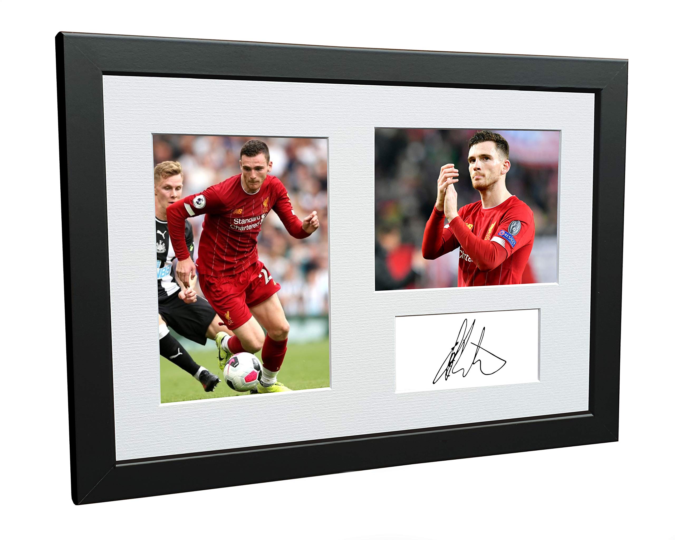 Kitbags & Lockers Andrew Robertson 12x8 A4 Signed Liverpool Autographed Photo Photograph Picture Frame Soccer Gift
