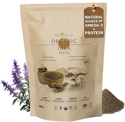 MySuperfoods Organic Chia Seeds 200g Omega-3 Protein