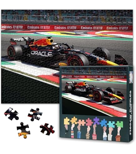 Amazon.com: GP Sport, Red Bull 2D Jigsaw Puzzle, Model F1 Top View