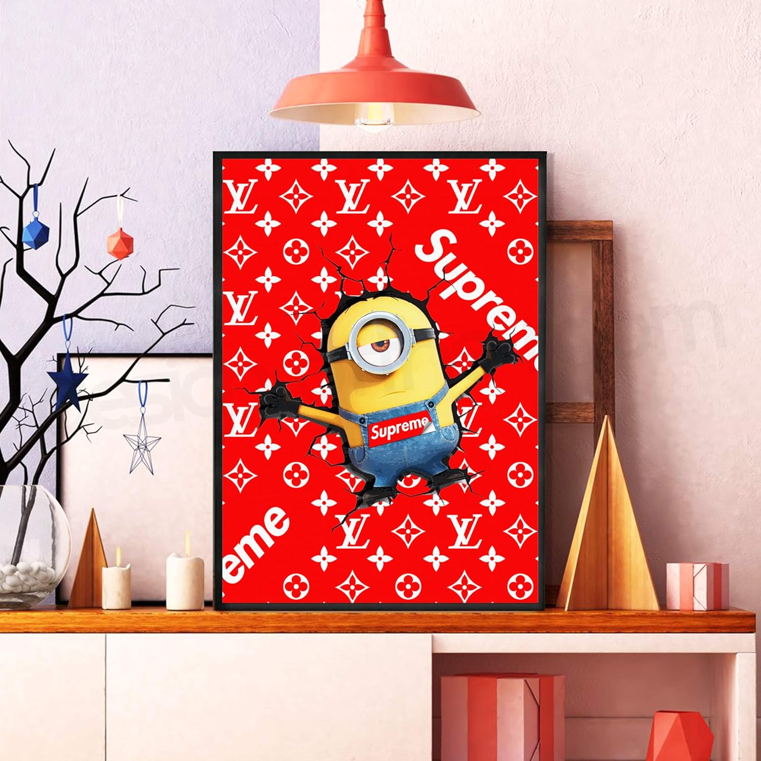 supreme louis vuitton sticker